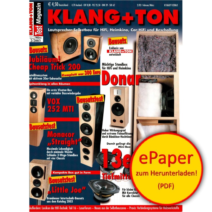 Klang & Ton 2/2003 (epaper)