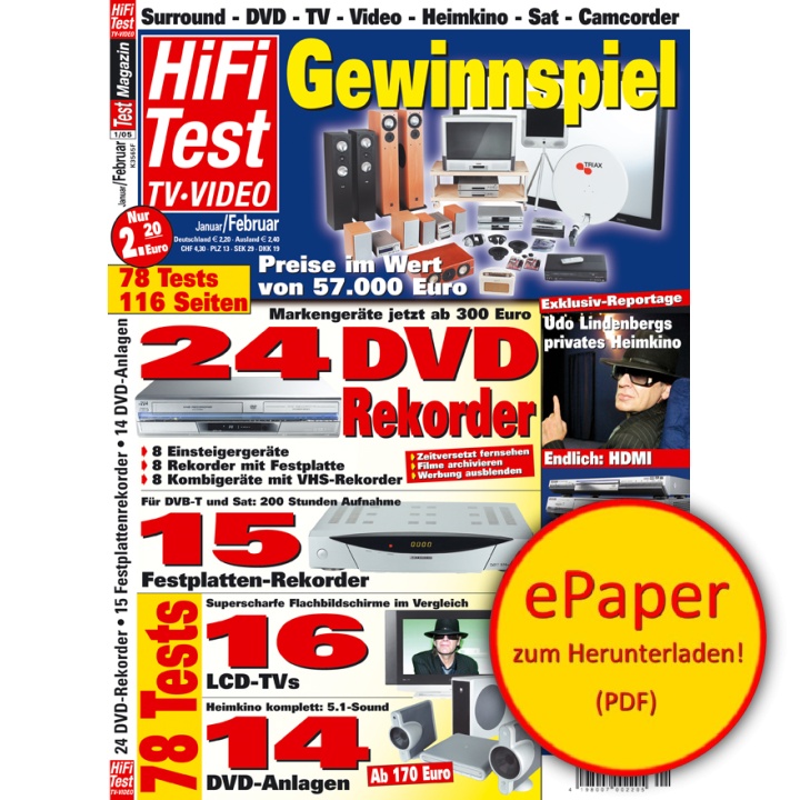 HIFI TEST TV VIDEO 1/2005 (epaper)