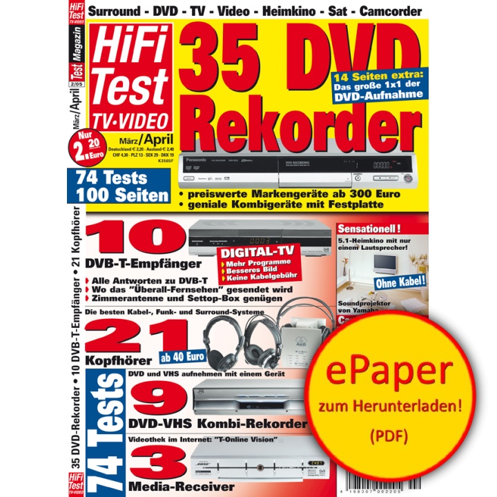HIFI TEST TV VIDEO 2/2005 (epaper)