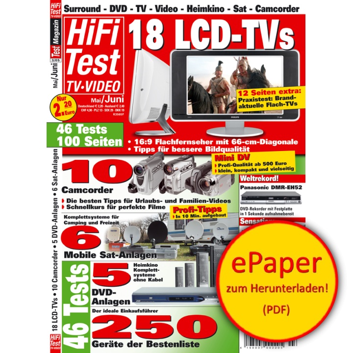 HIFI TEST TV VIDEO 3/2005 (epaper)
