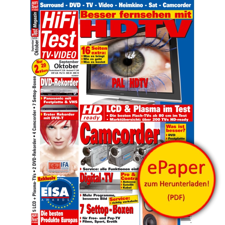 HIFI TEST TV VIDEO 5/2005 (epaper)