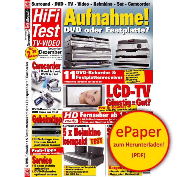 HIFI TEST TV VIDEO 6/2005 (epaper)