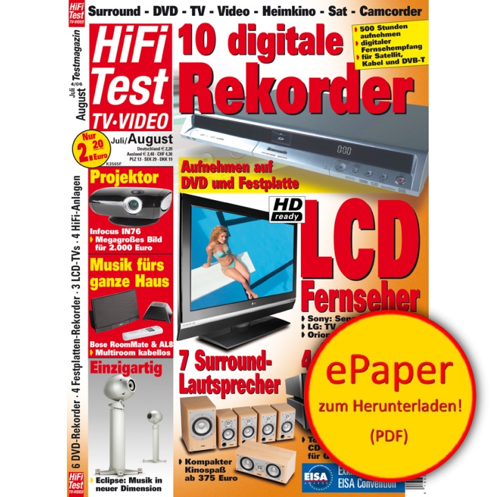 HIFI TEST TV VIDEO 4/2006 (epaper)