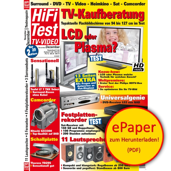 HIFI TEST TV VIDEO 6/2006 (epaper)