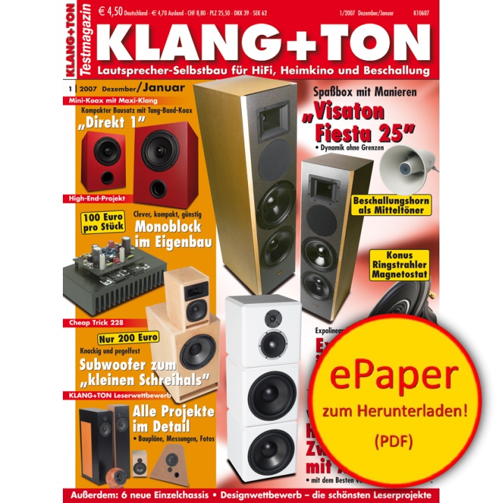 Klang & Ton 1/2007 (epaper)