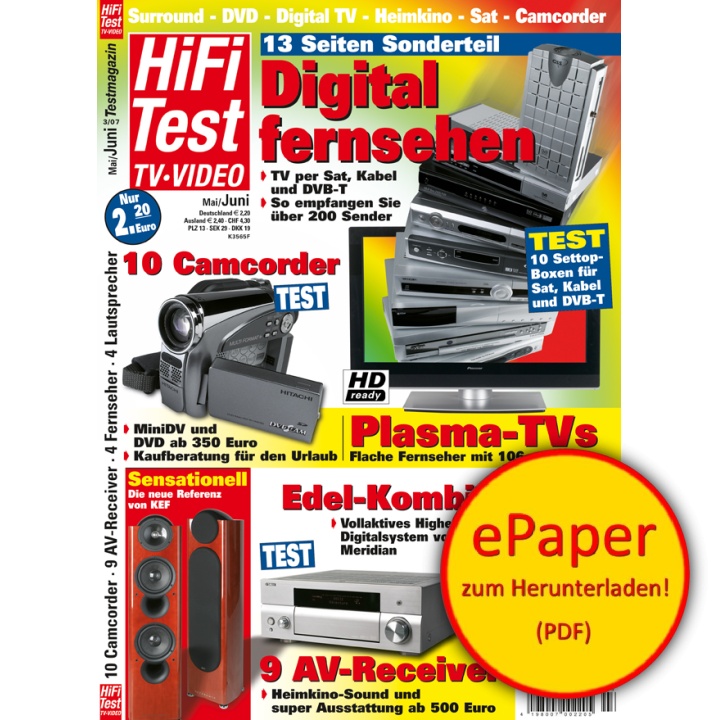 HIFI TEST TV VIDEO 3/2007 (epaper)