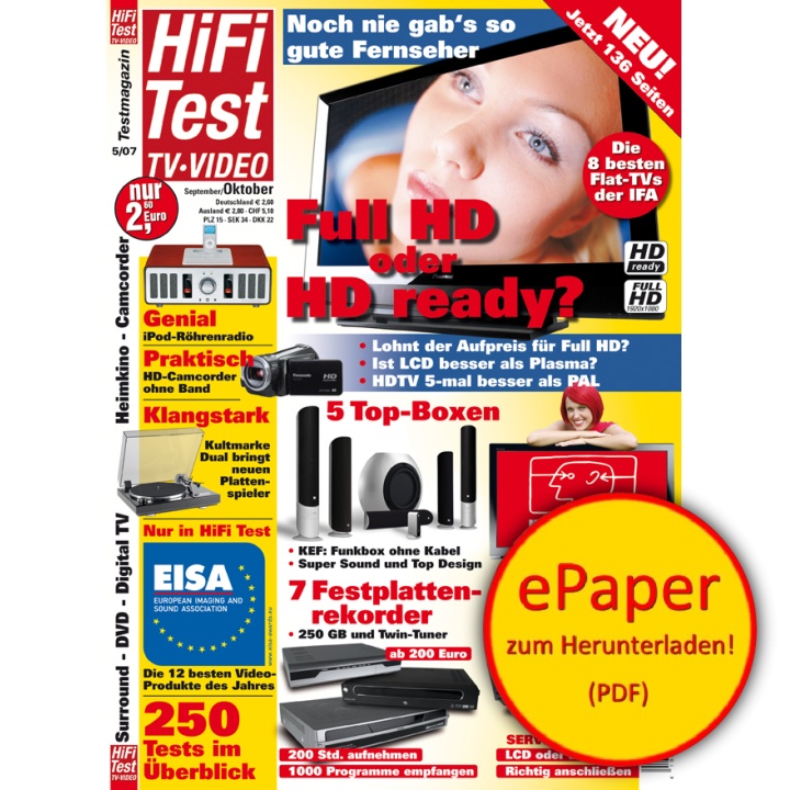 HIFI TEST TV VIDEO 5/2007 (epaper)