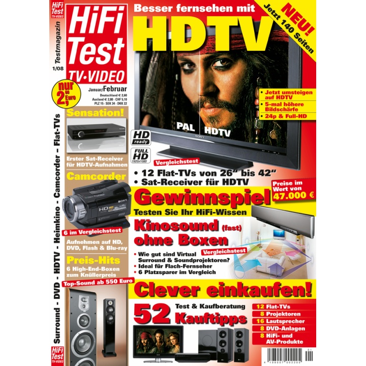 HIFI TEST TV VIDEO 1/2008 (print)