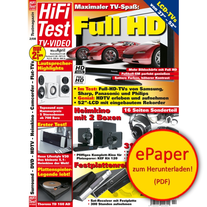 HIFI TEST TV VIDEO 2/2008 (epaper)