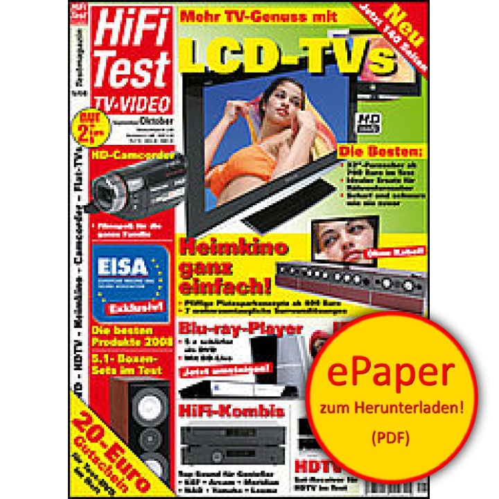 HIFI TEST TV VIDEO 5/2008 (epaper)