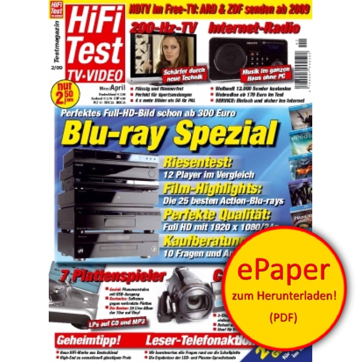 HIFI TEST TV VIDEO 2/2009 (epaper)