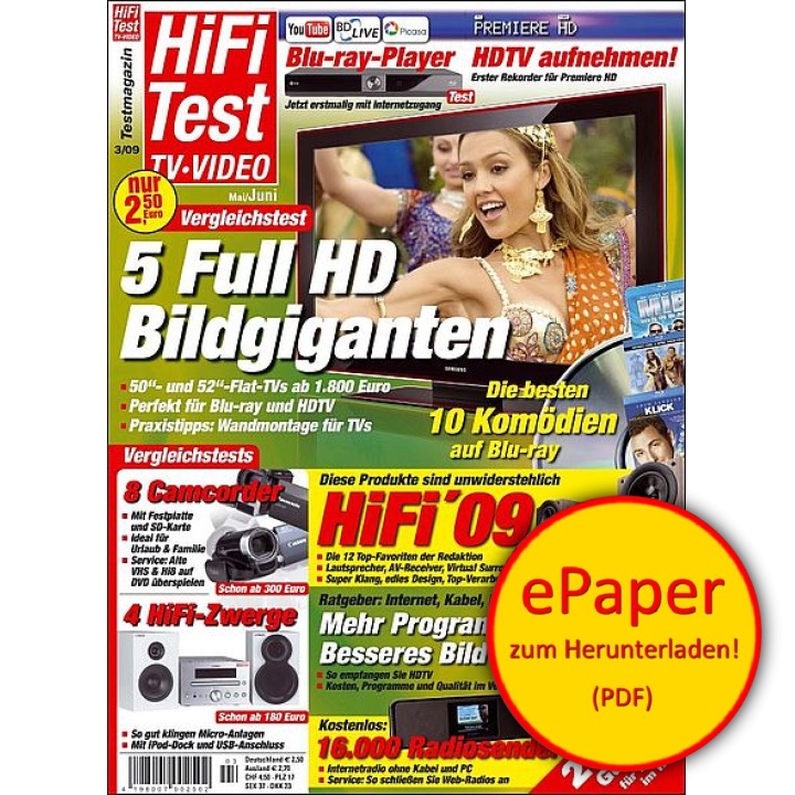 HIFI TEST TV VIDEO 3/2009 (epaper)