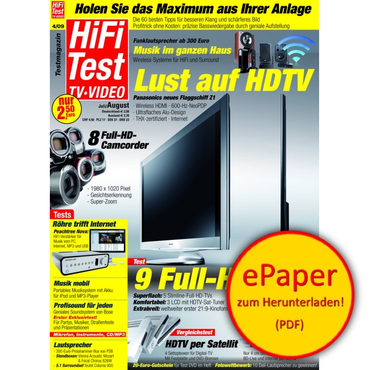 HIFI TEST TV VIDEO 4/2009 (epaper)