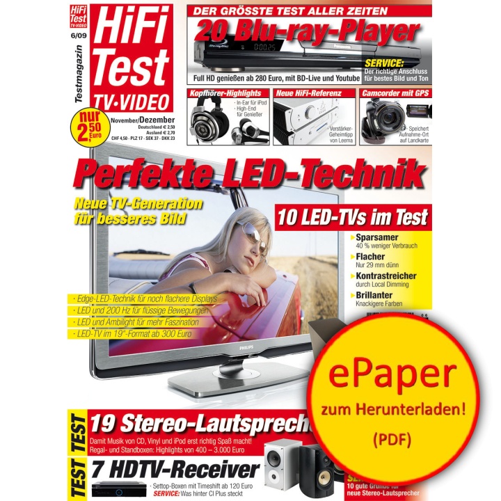 HIFI TEST TV VIDEO 6/2009 (epaper)
