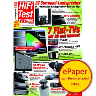 HIFI TEST TV VIDEO 3/2011 (epaper)