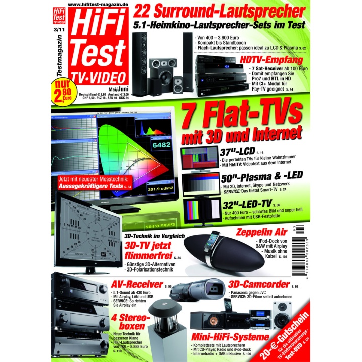 HIFI TEST TV VIDEO 3/2011 (print)