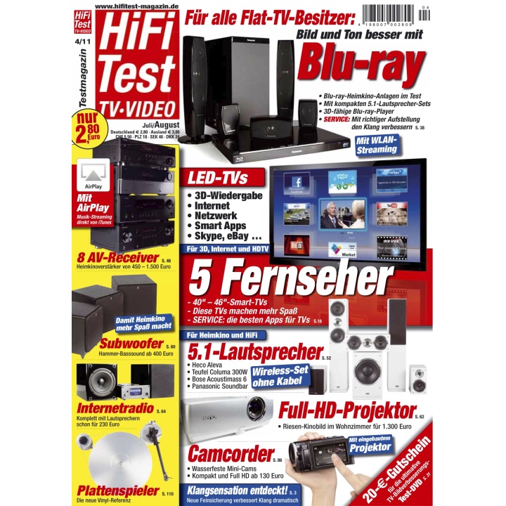 HIFI TEST TV VIDEO 4/2011 (print)