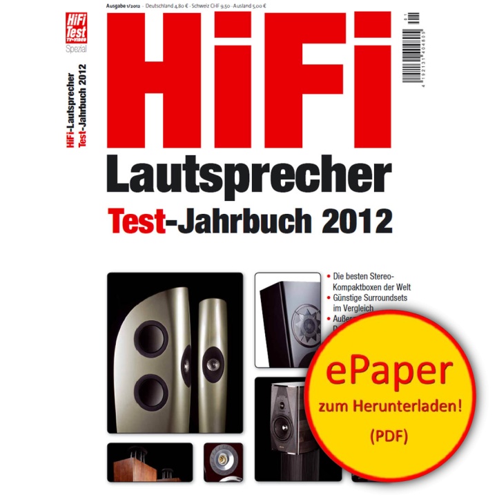 HiFi Lautsprecher Test-Jahrbuch 1/2012 (epaper)
