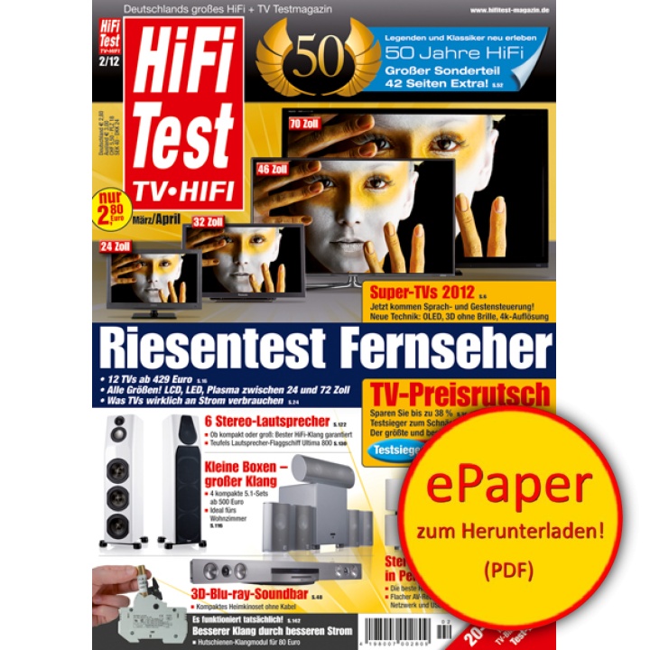 HIFI TEST TV VIDEO 2/2012 (epaper)