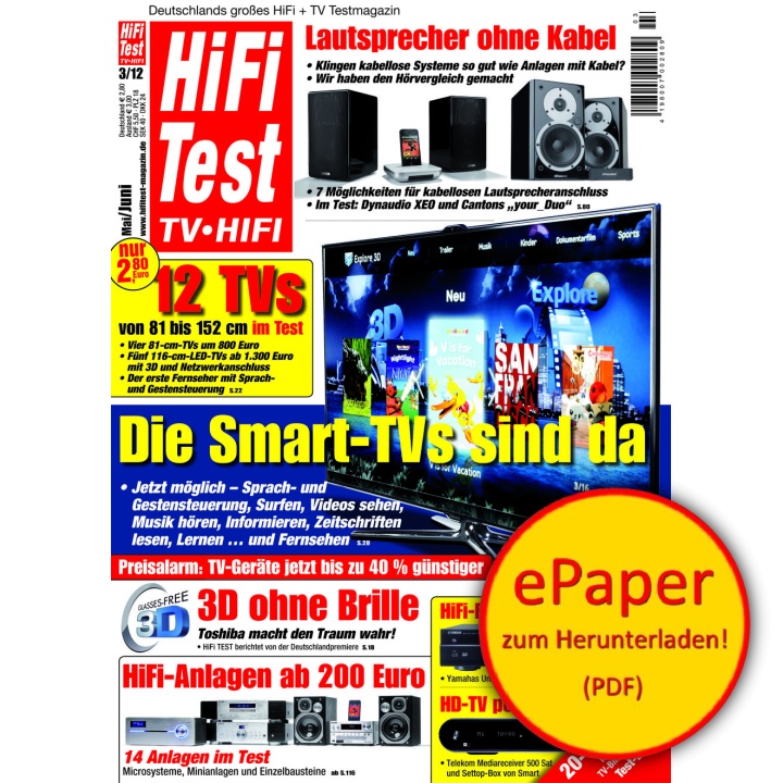 HIFI TEST TV VIDEO 3/2012 (epaper)