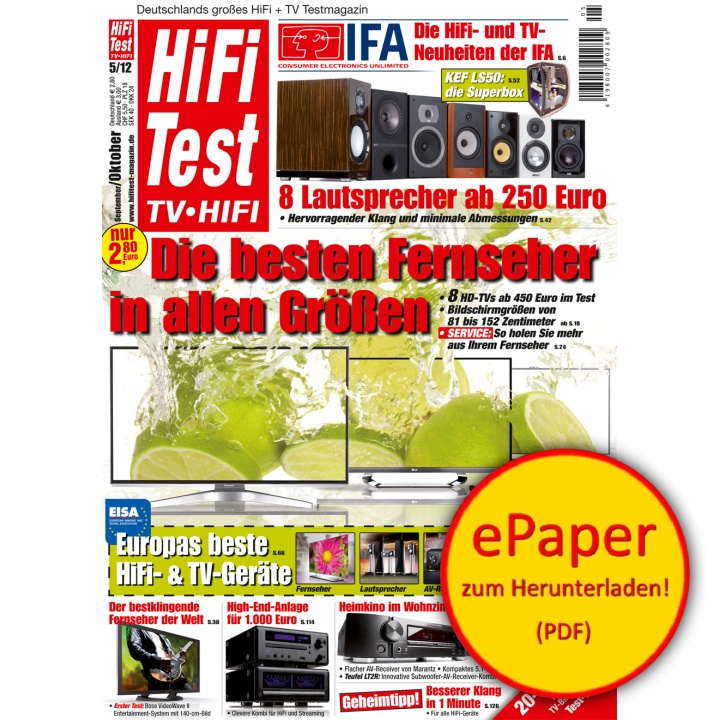 HIFI TEST TV VIDEO 5/2012 (epaper)