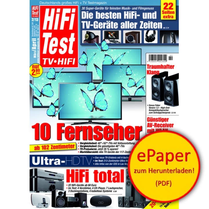 HIFI TEST TV VIDEO 2/2013 (epaper)