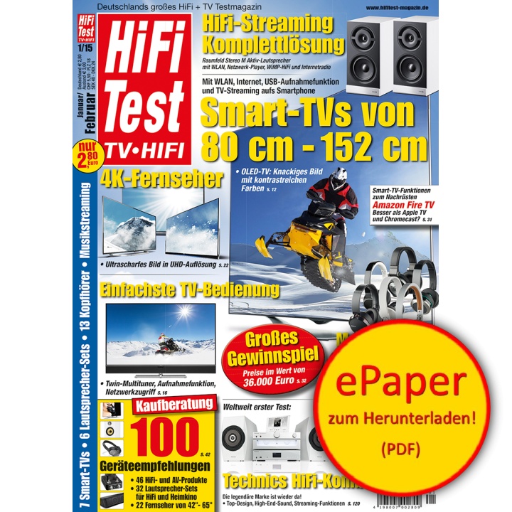 HIFI TEST TV VIDEO 1/2015 (epaper)