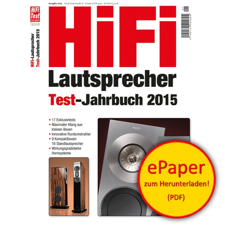 HiFi Lautsprecher Test-Jahrbuch 1/2015 (epaper)