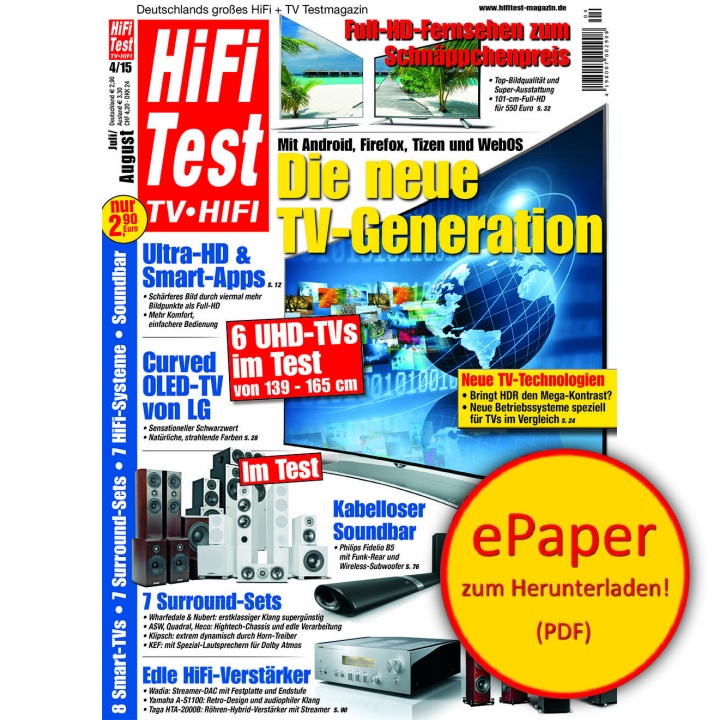HIFI TEST TV VIDEO 4/2015 (epaper)