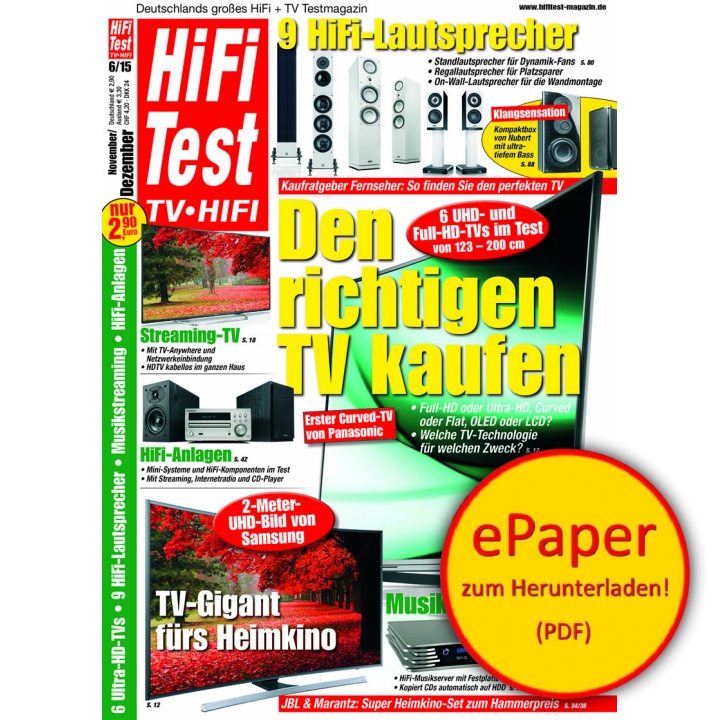 HIFI TEST TV VIDEO 6/2015 (epaper)