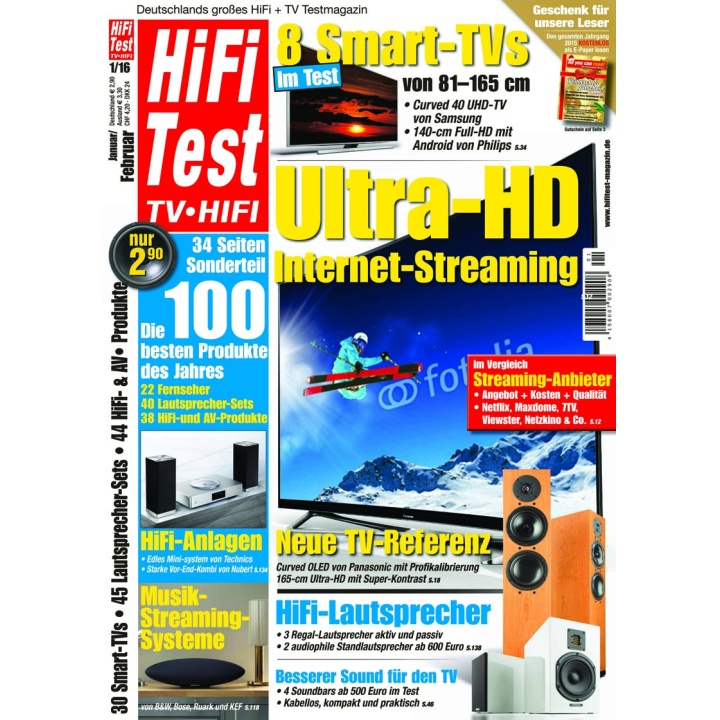 HIFI TEST TV VIDEO 1/2016 (print)