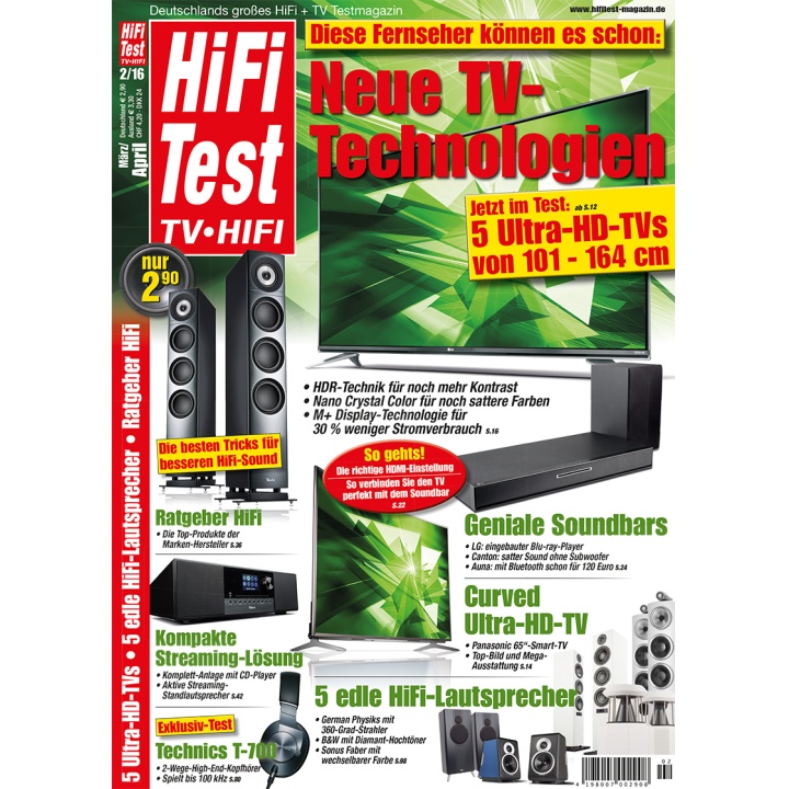 HIFI TEST TV VIDEO 2/2016 (print)