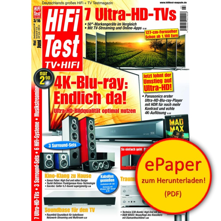 HIFI TEST TV VIDEO 3/2016 (epaper)