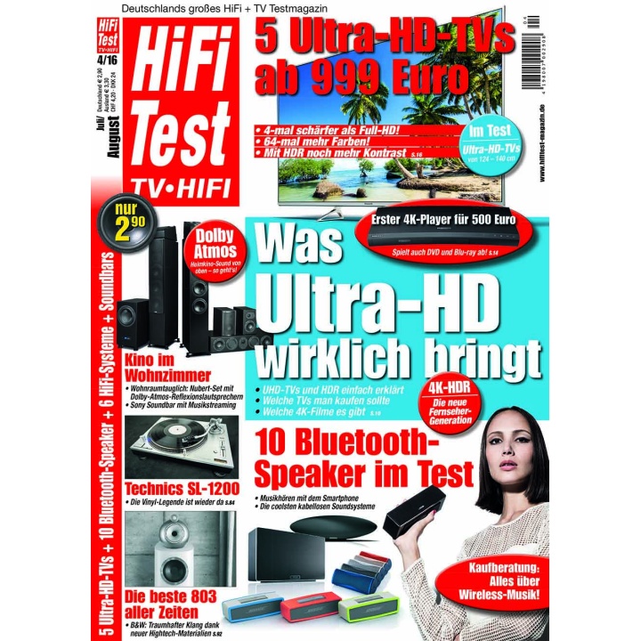 HIFI TEST TV VIDEO 4/2016 (print)