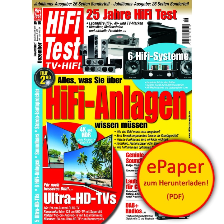 HIFI TEST TV VIDEO 6/2016 (epaper)