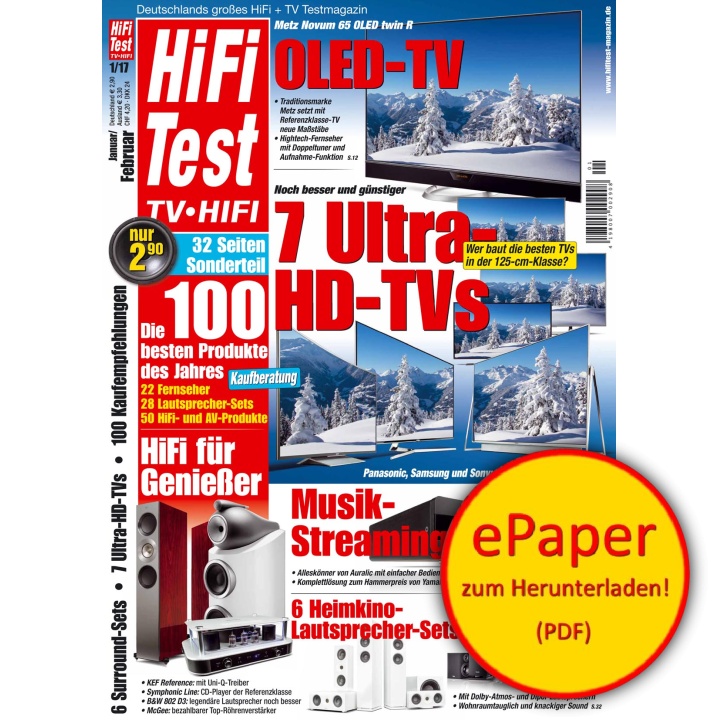 HIFI TEST TV VIDEO 1/2017 (epaper)