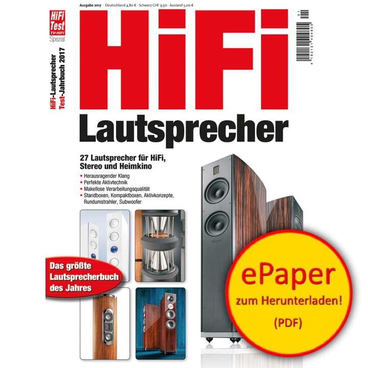 HiFi Lautsprecher Test-Jahrbuch 1/2017 (epaper)