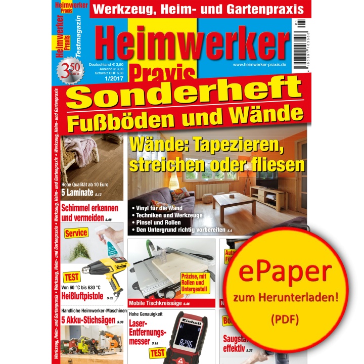 Heimwerker Praxis Sonderheft 1/2017 (epaper)
