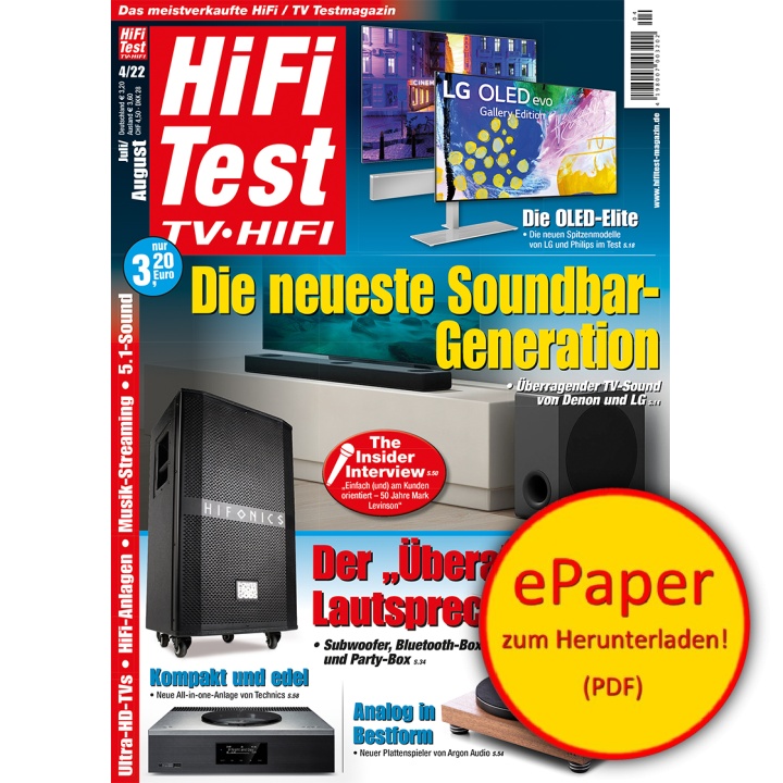 HIFI TEST TV VIDEO 4/2022 (epaper)