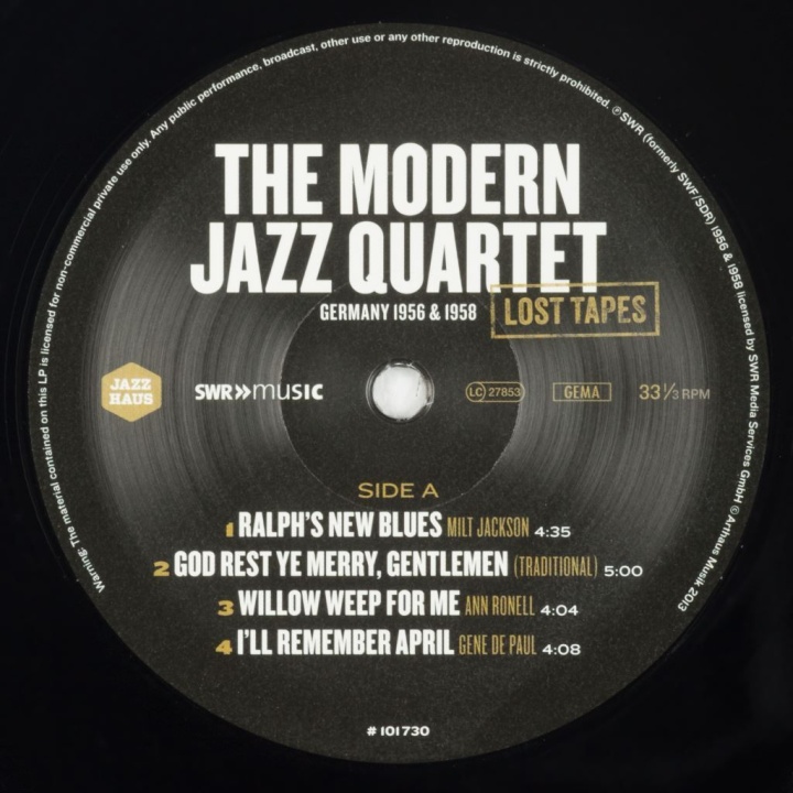 The Modern Jazz Quartett - Germany 1956/58