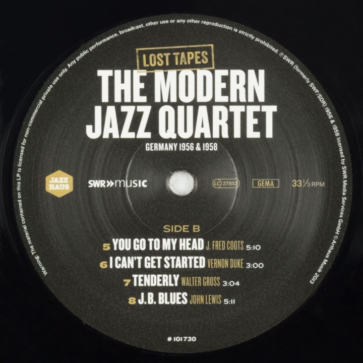 The Modern Jazz Quartett - Germany 1956/58