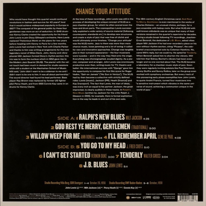 The Modern Jazz Quartett - Germany 1956/58