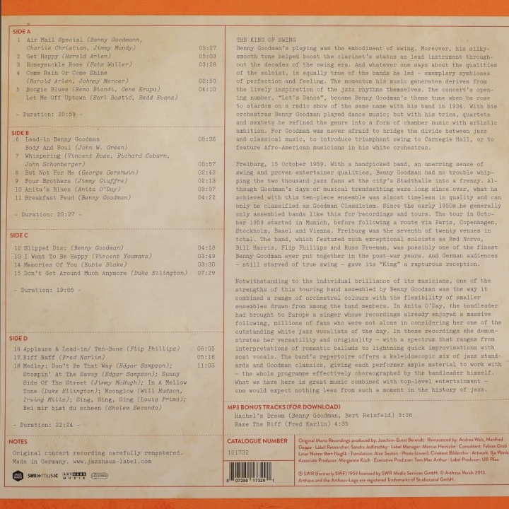 Benny Goodman Orchestra feat. Anita O’Day - Bigbands Life