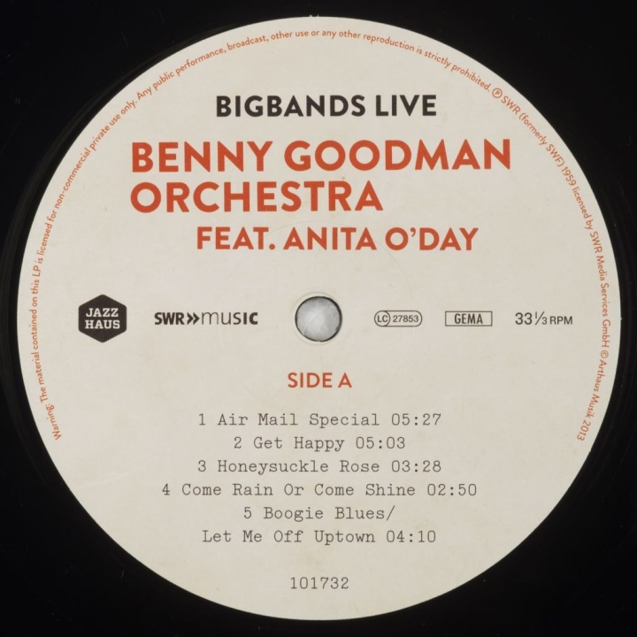 Benny Goodman Orchestra feat. Anita O’Day - Bigbands Life