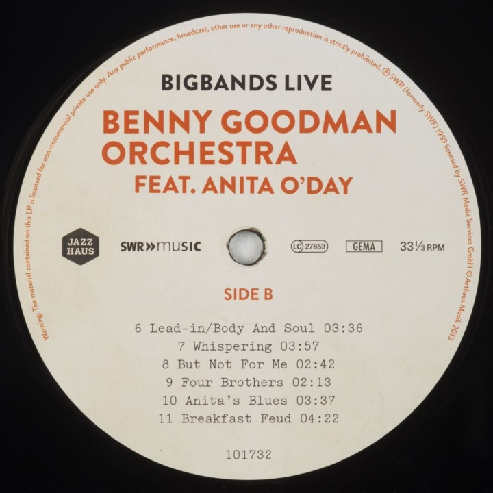 Benny Goodman Orchestra feat. Anita O’Day - Bigbands Life