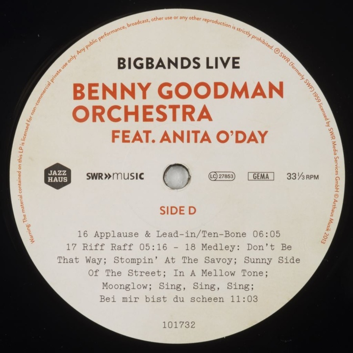 Benny Goodman Orchestra feat. Anita O’Day - Bigbands Life