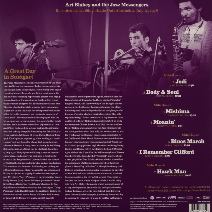 Art Blakey and the Jazz Messengers - Legends Live