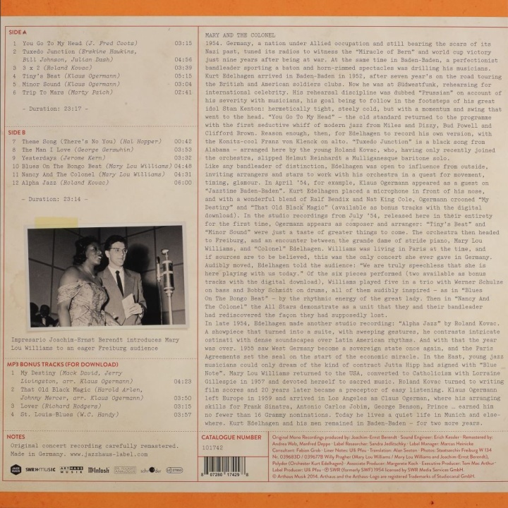 Orchester Kurt Edelhagen feat. Mary Lou Williams