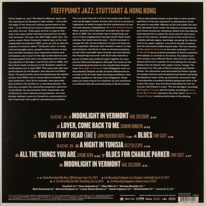 Tony Scott Germany 1957 / Asia 1962