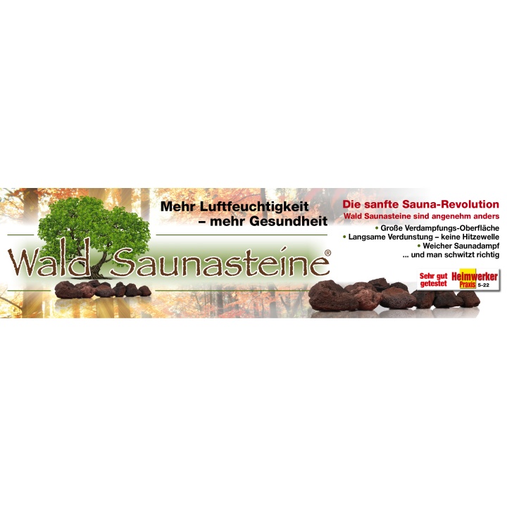 Wald Saunasteine